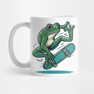 Skater Frog Mug